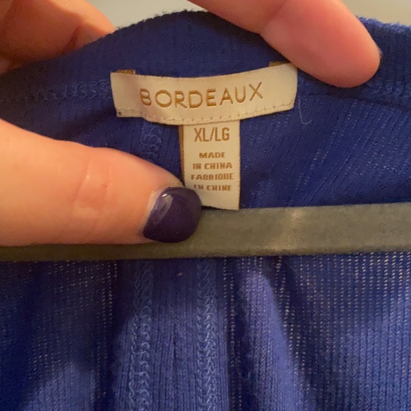 Bordeaux Blue Top - Picture 2 of 5